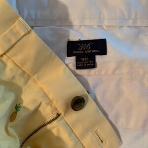 Brooks Brothers Yellow Shorts for Timeless Style